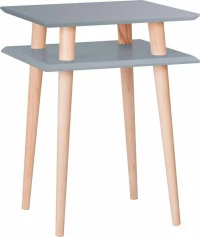 Τραπεζάκι Square Dark Grey 43Χ43X61 cm