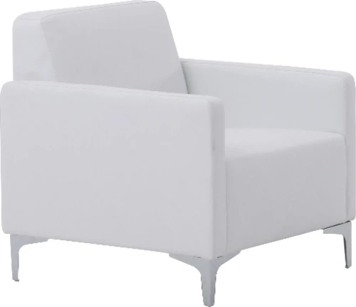 Πολυθρόνα Σαλονιού pu 64x71x72cm zww style Ε948,11 - Λευκό