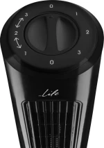 Life Aeolus Black Ανεμιστήρας Πύργος 45W