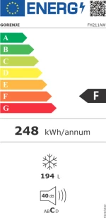 Καταψύκτης Μπαούλο Gorenje FH211AW