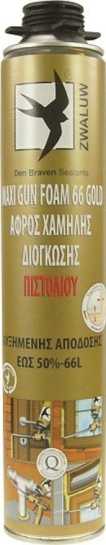 Den Braven Αφρός Πολυουρεθάνης Πιστολιού 66 Gold 825ml