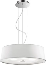Ideal Lux Hilton SP6 Round Κρεμαστό Φωτιστικό Μοντέρνο Πολύφωτο Λευκό