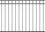 vidaXL Πάνελ Περίφραξης Μαύρο 1,7 x 1,2 μ. x 146318