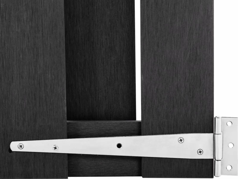 vidaXL Πόρτα Φράχτη Γκρι από WPC 60x100cm 49081
