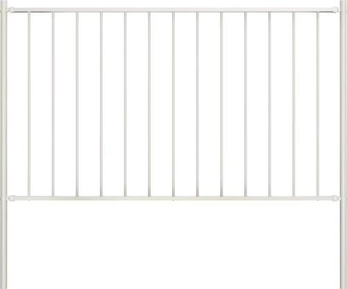vidaXL Πάνελ Περίφραξης Λευκό 100x170cm 145216