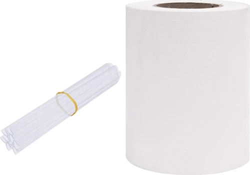 vidaXL Περίφραξη Προστατευτική Λευκή από PVC 19x7000cm 147859
