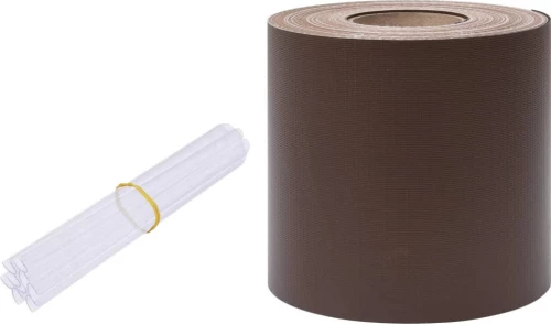 vidaXL Περίφραξη Προστατευτική Καφέ 19x7000cm 147862