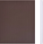 vidaXL Περίφραξη Προστατευτική Καφέ 19x3500cm 147861