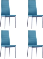 vidaXL Σετ Τραπεζαρίας Πέντε Τεμαχίων Μπλε