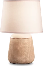 Ideal Lux Kali Πορτατίφ με Μπεζ Καπέλο και Μπεζ Βάση