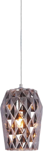Home Lighting Κρεμαστό Φωτιστικό Μοντέρνο Μονόφωτο Γκρι
