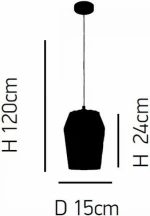 Home Lighting Κρεμαστό Φωτιστικό Μοντέρνο Μονόφωτο Γκρι