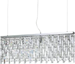 Ideal Lux Elisir Κρεμαστό Φωτιστικό Μοντέρνο Πολύφωτο Διάφανο