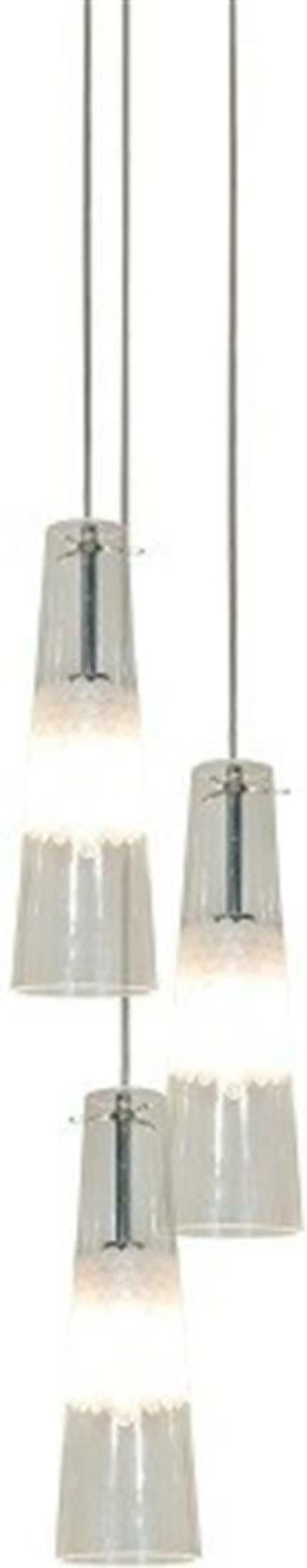 Home Lighting Κρεμαστό Φωτιστικό Μοντέρνο Πολύφωτο Διάφανο