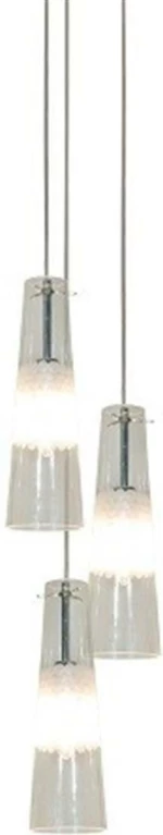 Home Lighting Κρεμαστό Φωτιστικό Μοντέρνο Πολύφωτο Διάφανο