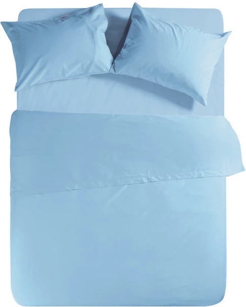 Nef-Nef Σεντόνι Ημίδιπλο με Λάστιχο 120x200 Basic 564 Sky