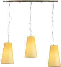 Mavros Lighting Marionetes Κρεμαστό Φωτιστικό Κλασικό Τρίφωτο Ράγα Κίτρινο