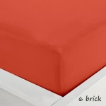 Sunshine Σεντόνι Υπέρδιπλο με Λάστιχο 160x200x40 Menta 6 Brick +40