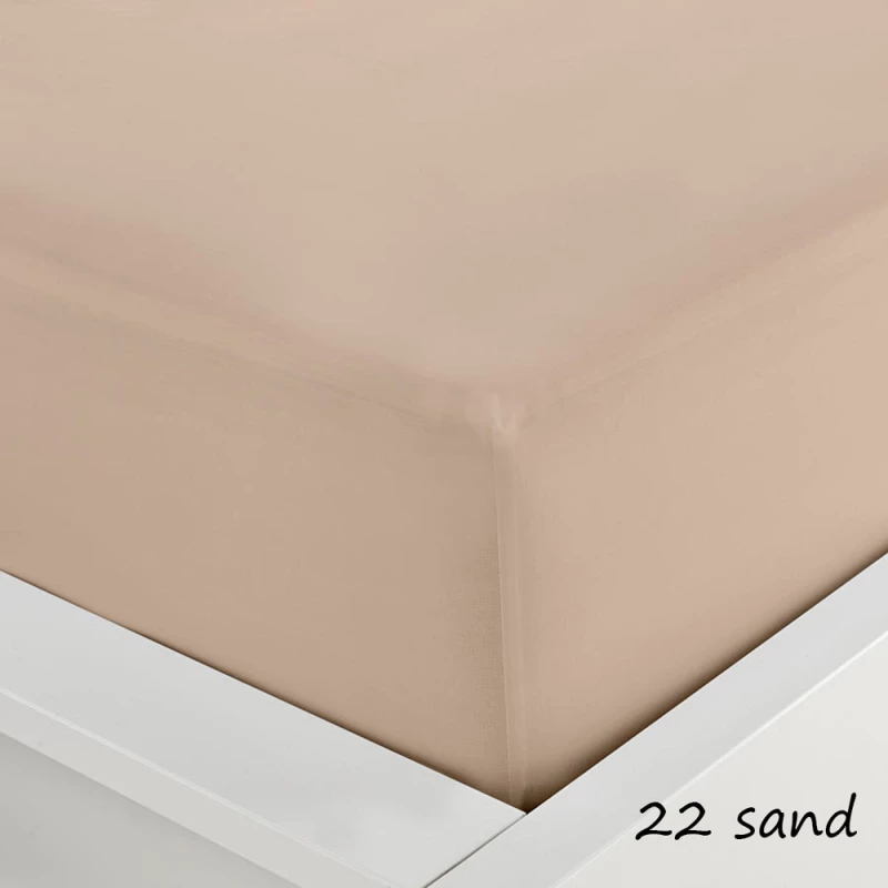 Sunshine Σεντόνι Μονό με Λάστιχο 100x200x20 Menta 22 Sand