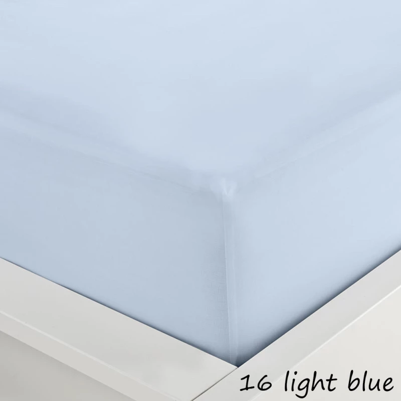 Sunshine Σεντόνι Υπέρδιπλο με Λάστιχο 160x200x40 Menta 16 Light Blue +40