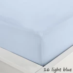 Sunshine Σεντόνι Υπέρδιπλο με Λάστιχο 160x200x40 Menta 16 Light Blue +40