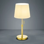 Trio Lighting Lyon Πορτατίφ με Μπεζ Καπέλο και Χρυσή Βάση
