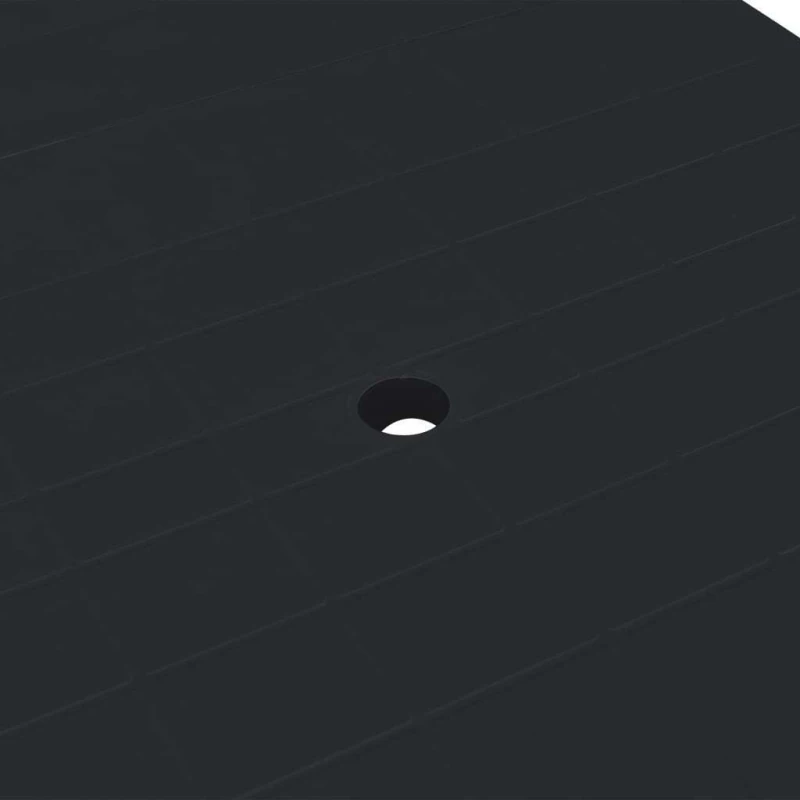 Τραπέζι Κήπου Ανθρακί 216 x 90 x 72 εκ. Πλαστικό