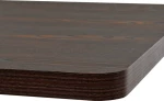 Τραπέζι Bistro Τετράγωνο Σκούρο Σταχτί 80x80x75 εκ. MDF/Ατσάλι