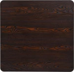 Τραπέζι Bistro Τετράγωνο Σκούρο Σταχτί 80x80x75 εκ. MDF/Ατσάλι
