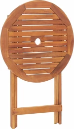 Τραπέζι Κήπου Πτυσσόμενο 60 x 75 εκ. Μασίφ Ξύλο Ακακίας