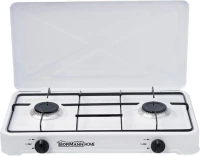 Εστια Υγραεριου Bormann Blg4400 Διπλη Λευκη 2.2Kw (022336)