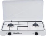 Εστια Υγραεριου Bormann Blg4400 Διπλη Λευκη 2.2Kw (022336)