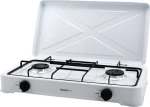 Εστια Υγραεριου Bormann Blg4400 Διπλη Λευκη 2.2Kw (022336)