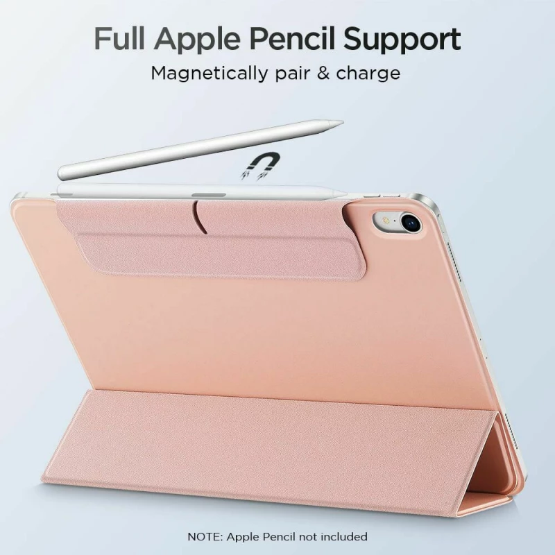 ESR Rebound Magnetic Smart Flip Cover Stand Ροζ Χρυσό (iPad Air 2020)