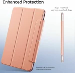 ESR Rebound Magnetic Smart Flip Cover Stand Ροζ Χρυσό (iPad Air 2020)