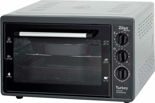 Zilan Ηλεκτρικός Φούρνος Γκρι 32L 1300W Zln5320-Gry