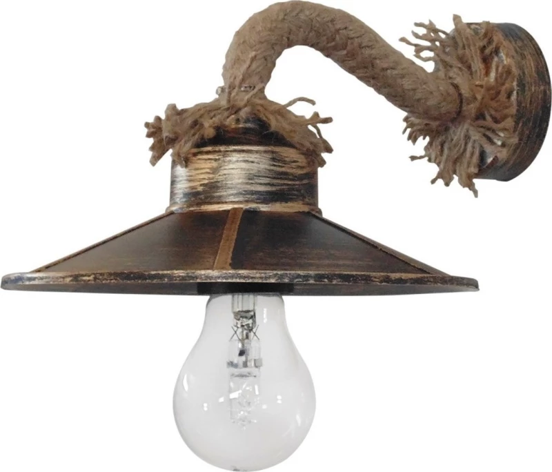 Heronia UT-161AP Rope Φωτιστικό Τοίχου Καφέ