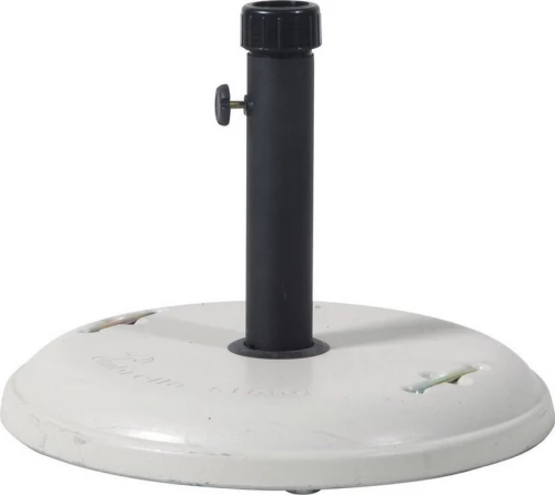Λευκή Τσιμεντένια Βάση Ομπρέλας 22Kgr , ⌀ 48cm