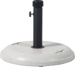 Λευκή Τσιμεντένια Βάση Ομπρέλας 22Kgr , ⌀ 48cm