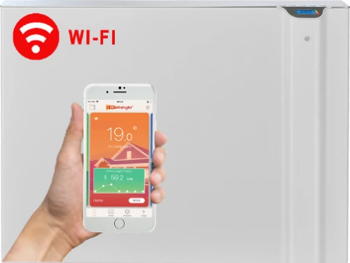 Radialight Klima 10 Wifi Θερμοπομπός 1000W