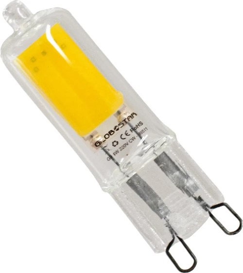GloboStar Λάμπα LED για Ντουί G9 Φυσικό Λευκό 420lm