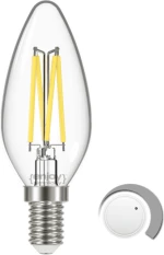 Elvhx Λάμπα LED για Ντουί E14 και Σχήμα B35 Θερμό Λευκό 450lm Dimmable