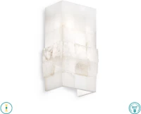 Ideal Lux Stones AP1 Φωτιστικό Τοίχου Λευκό