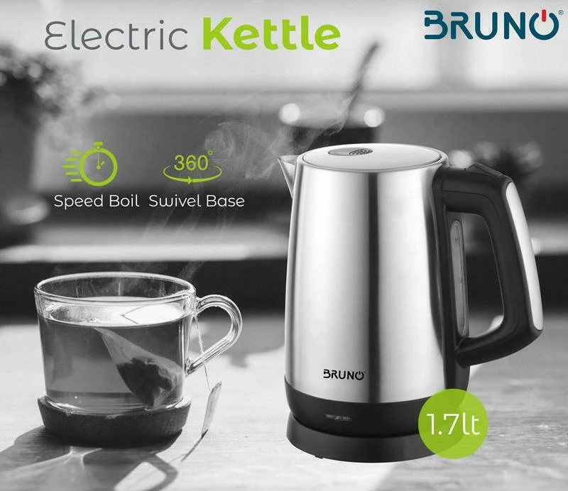 Bruno BRN-0030 Βραστήρας 1.7lt 2200W