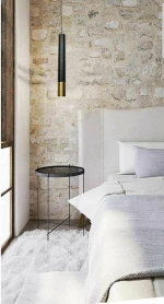 Inlight 4013 Κρεμαστό Φωτιστικό Μοντέρνο Μονόφωτο Μαύρο