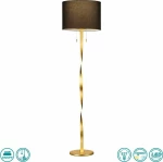 Trio Lighting Nandor Φωτιστικό Δαπέδου Χρυσό με Ύψος 160cm