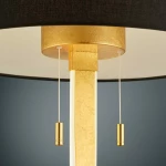 Trio Lighting Nandor Φωτιστικό Δαπέδου Χρυσό με Ύψος 160cm