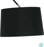Fan Europe Φωτιστικό Δαπέδου Μαύρο με Ύψος 205cm E27