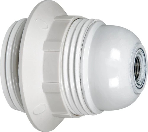 VK Lighting VK/GH-02/1/W E27 White με Δαχτυλίδι