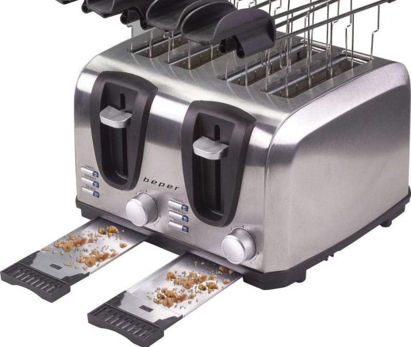Beper Bt.050 Φρυγανιέρα Από Ανοξείδωτο Ατσάλι 1400W